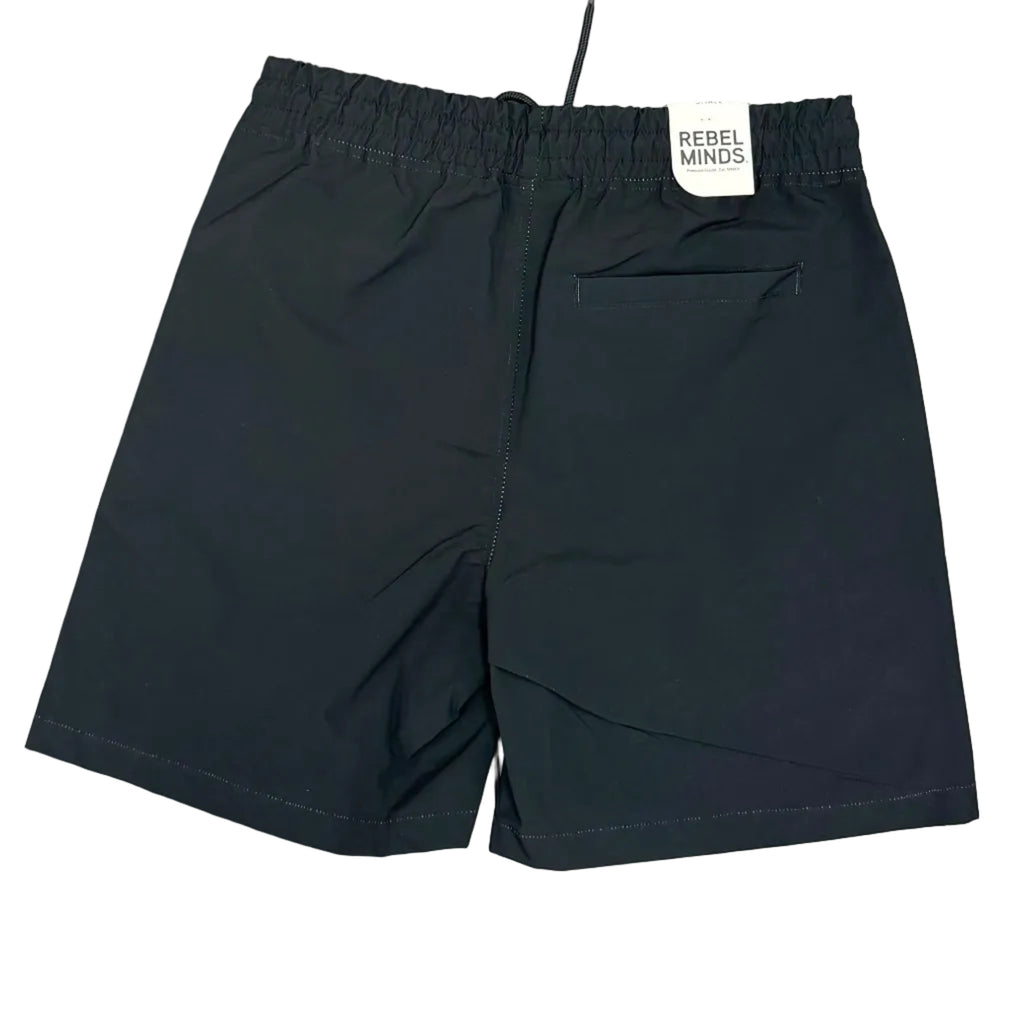 Rebel Minds Logo Shorts– Black