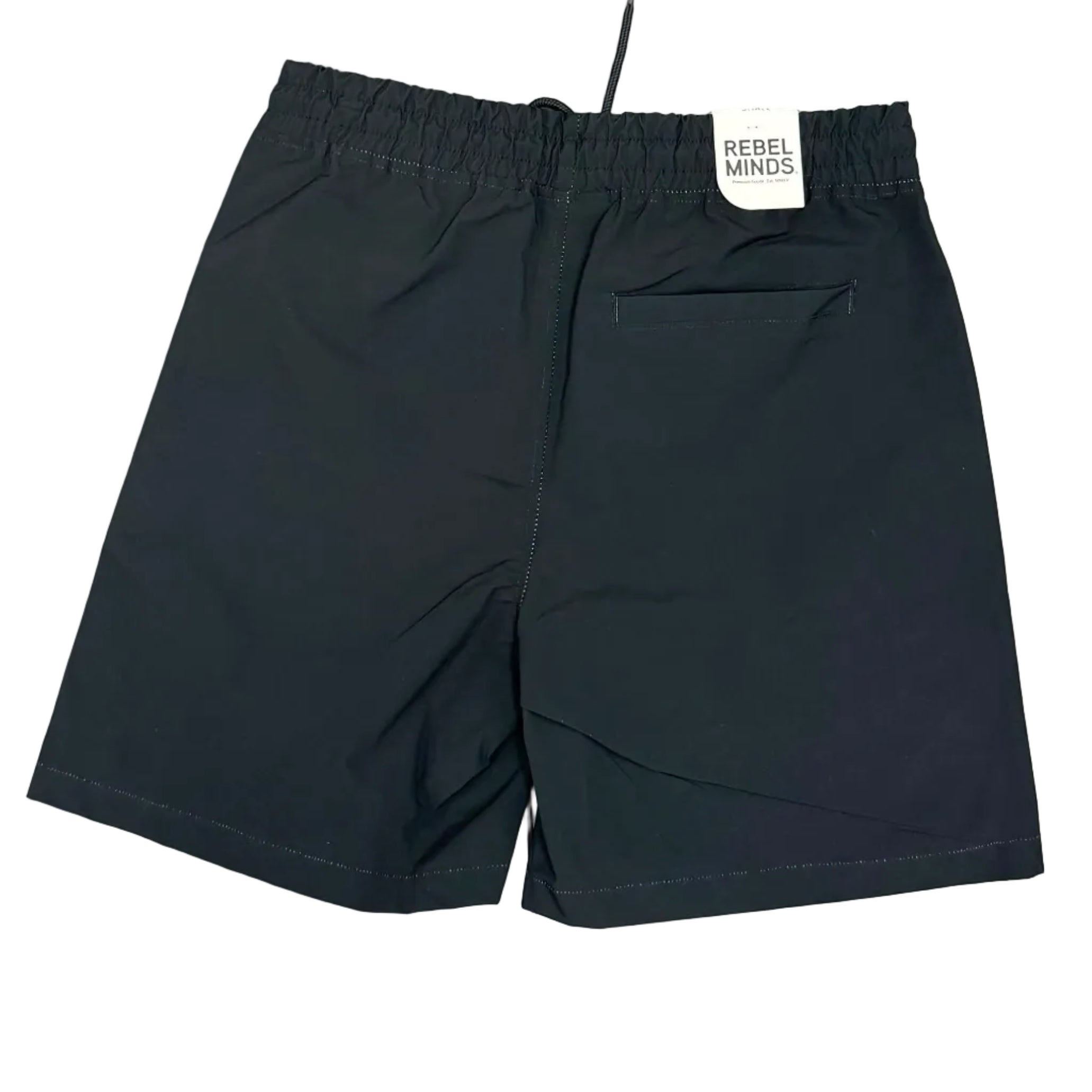 Rebel Minds Logo Shorts– Black