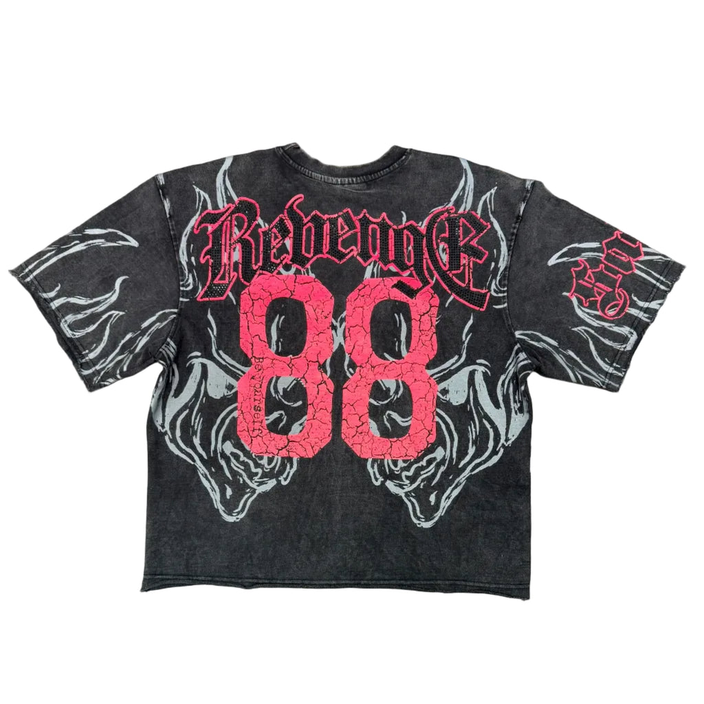 Rebel Minds "Saint Flames" Black Tee