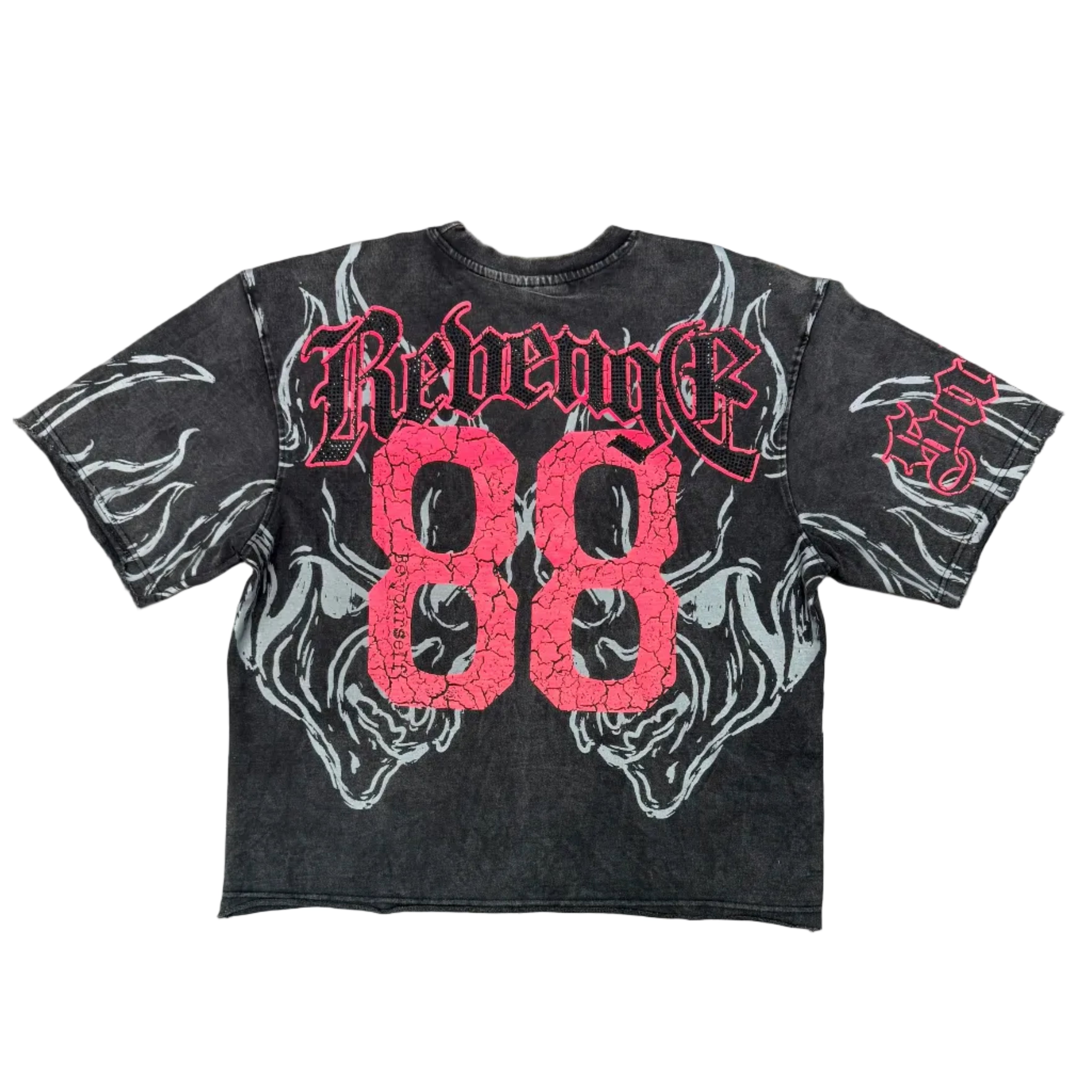 Rebel Minds "Saint Flames" Black Tee