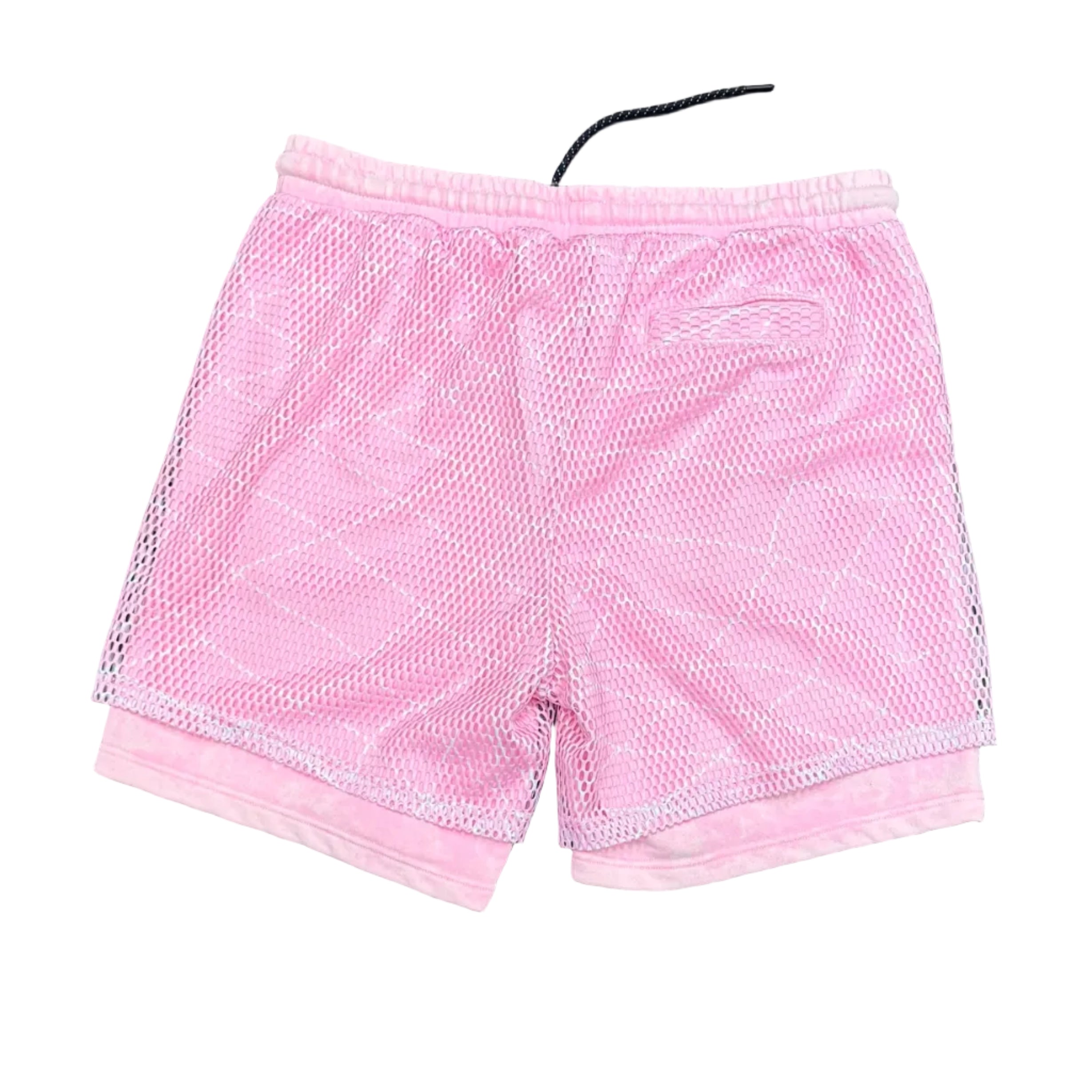 Smoke Rise Ascend Mesh Shorts- Pink