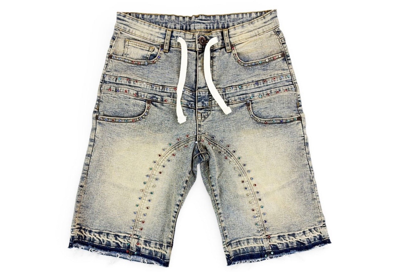 Focus "Prism Stud" Vintage Blue Wash