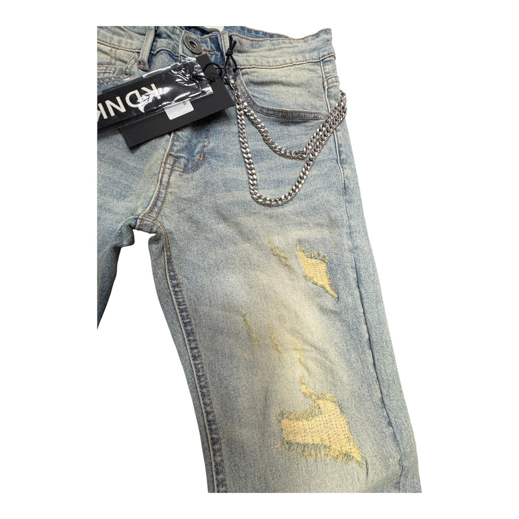 KDNK "Light Wash" Skinny Jeans