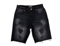 Focus Denim Shorts– Washed Black