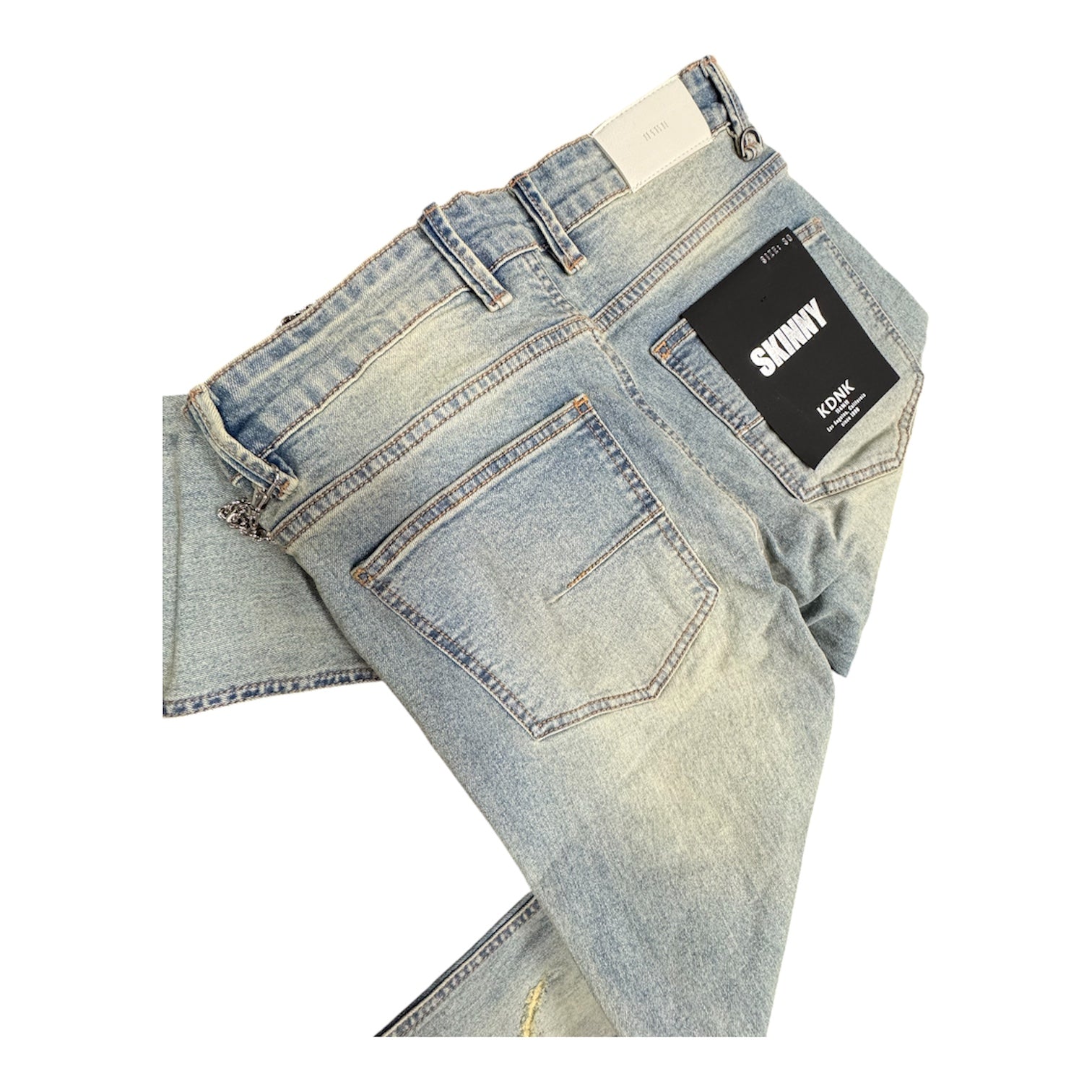 KDNK "Light Wash" Skinny Jeans