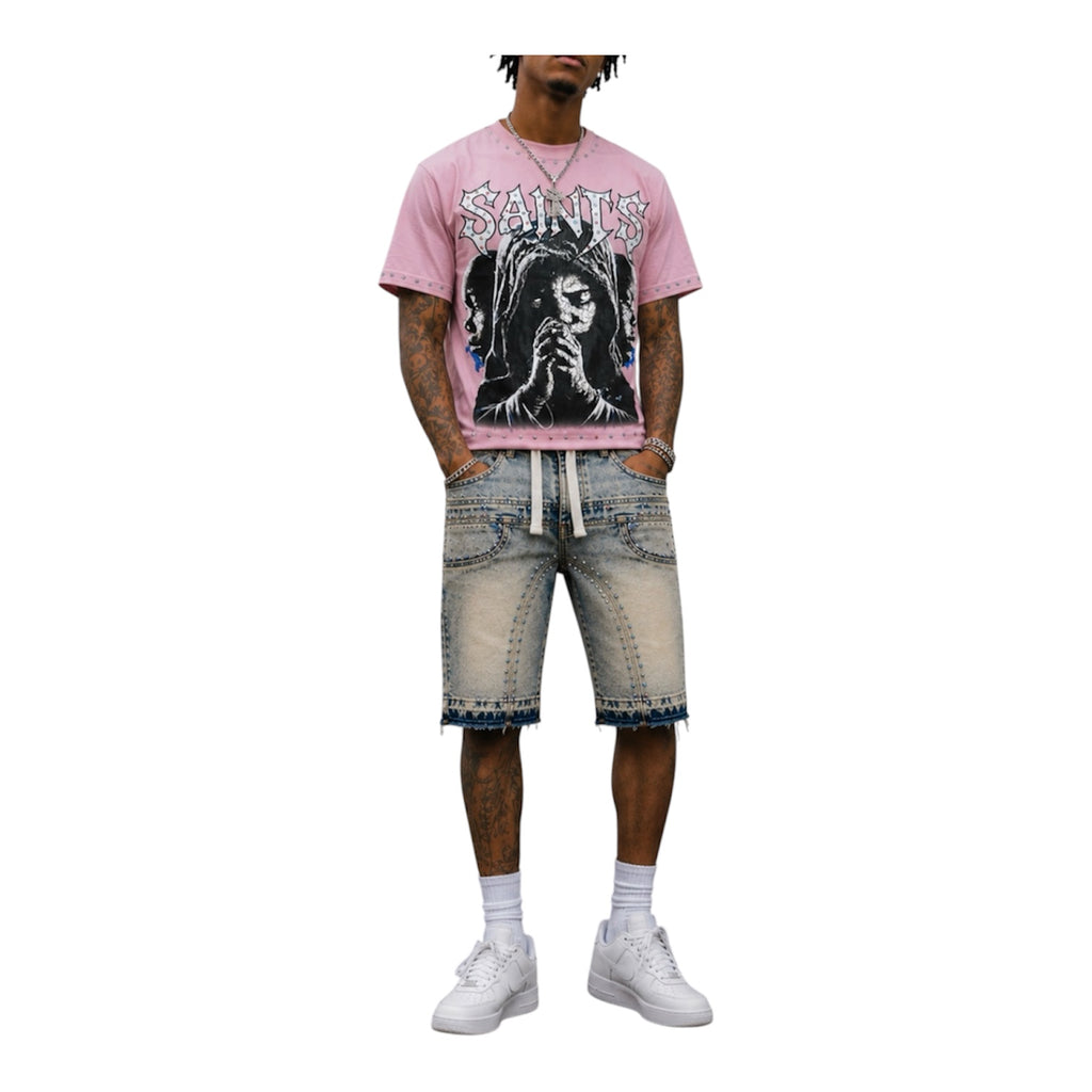 Focus "Crystal Monogram" Vintage Wash