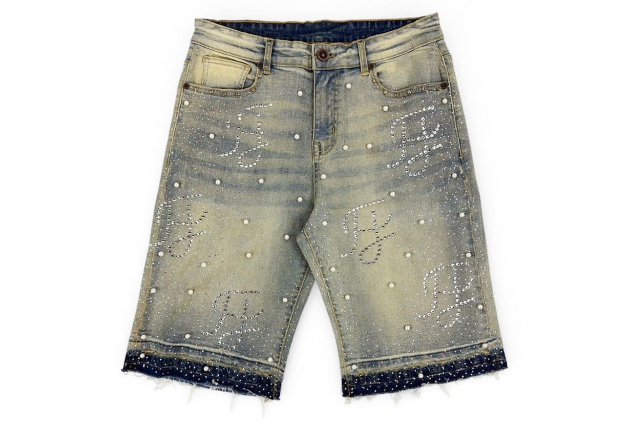 Focus "Crystal Monogram" Vintage Wash