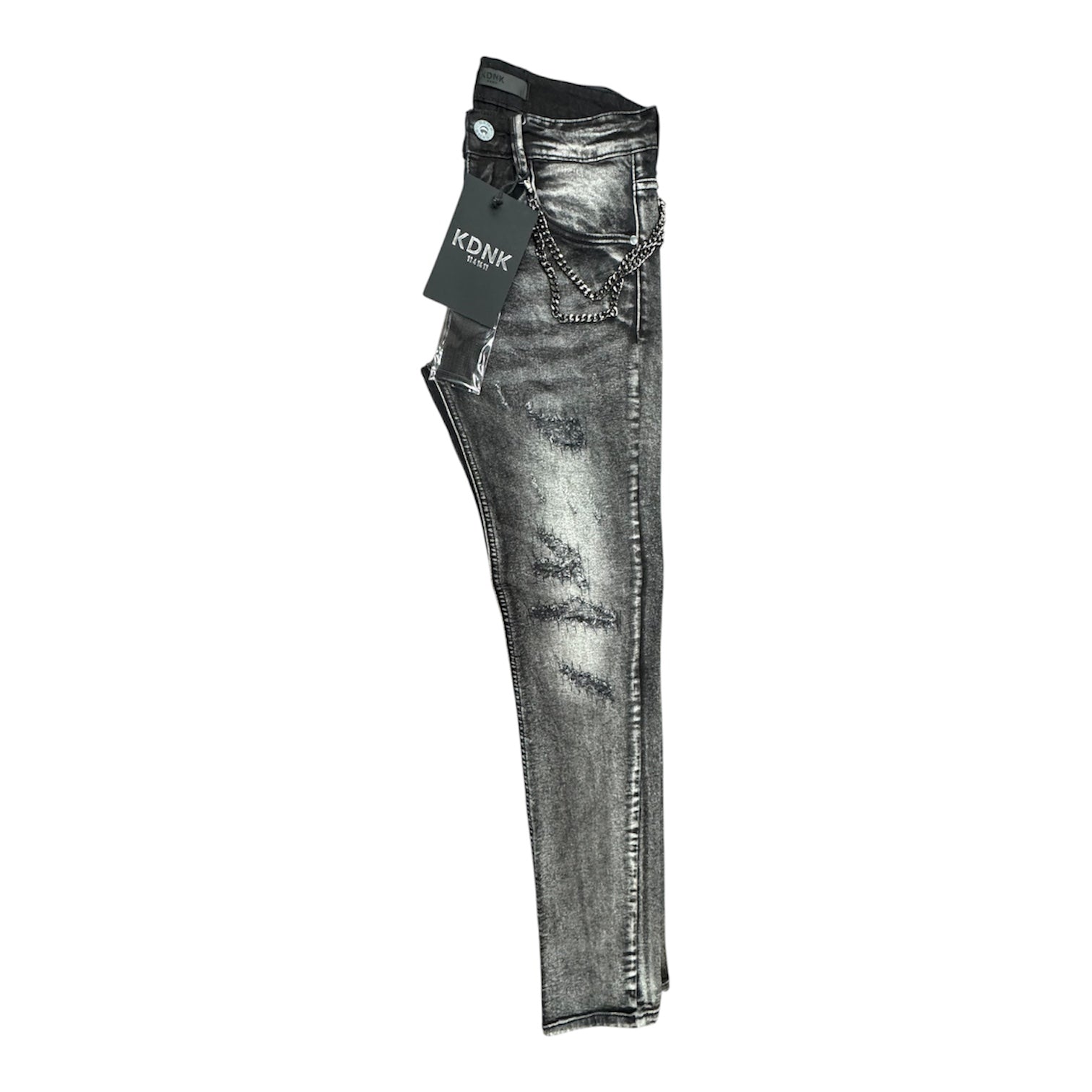 KDNK "Washed Black" Skinny Jeans