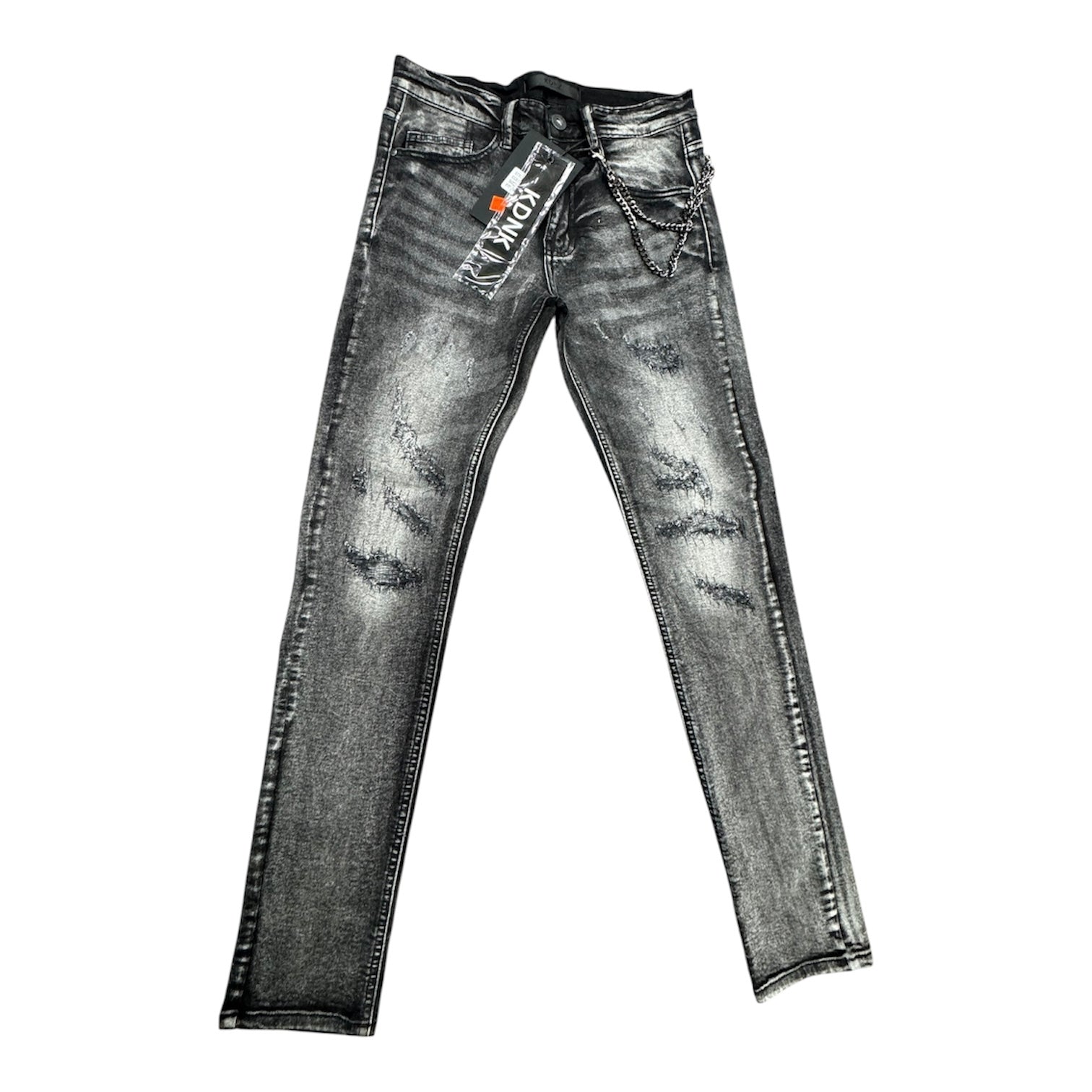 KDNK "Washed Black" Skinny Jeans