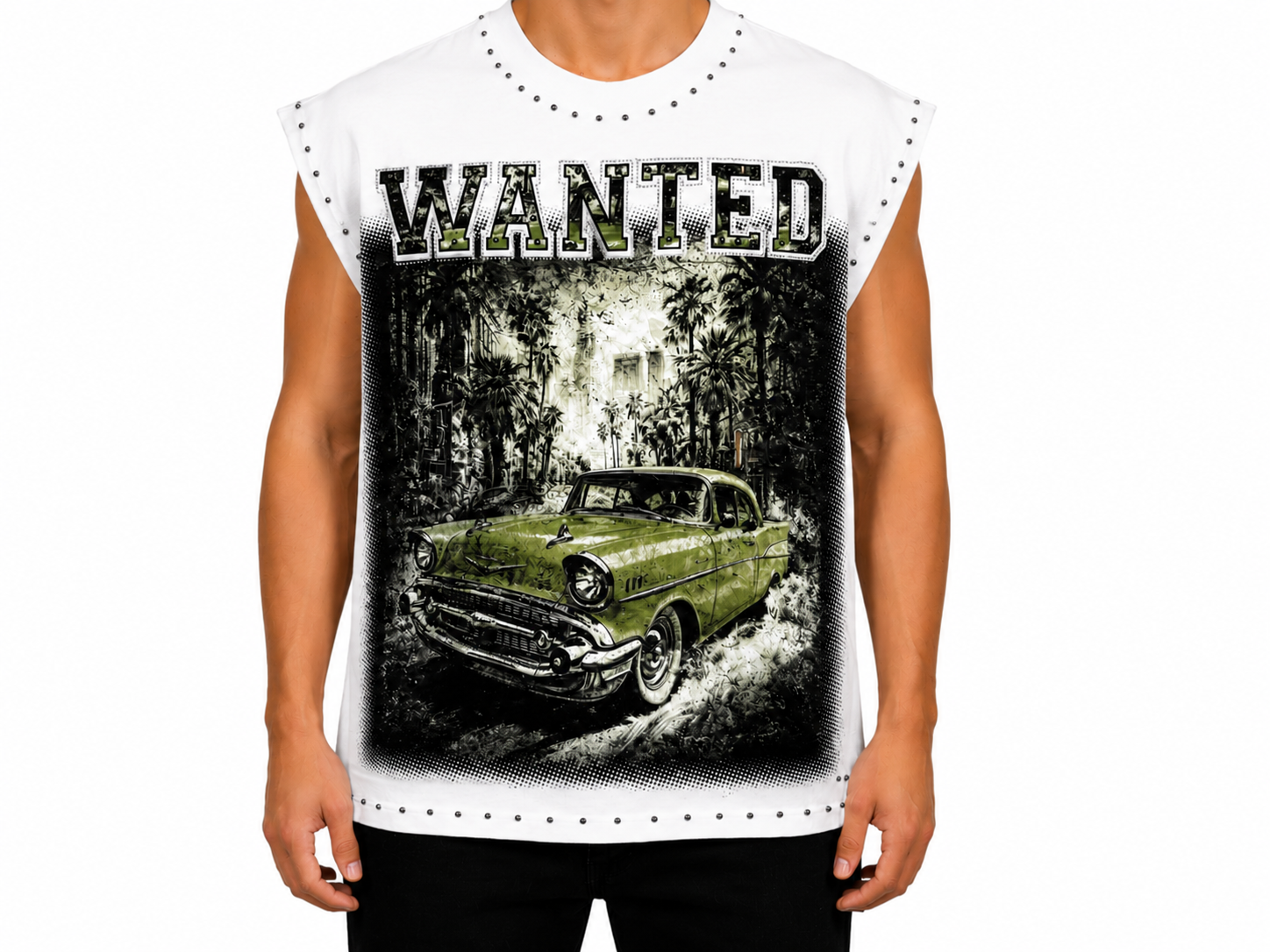 Focus "WANTED" MUSCLE SHIRT