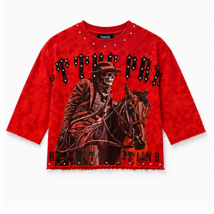 Taker Skeleton Rider Rhinestone