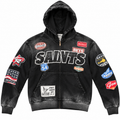 BKYS Saints Patch Zip-Up Hoodie – Black