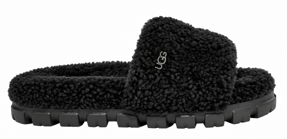 UGG Women’s Cozetta Curly Slide “Black”