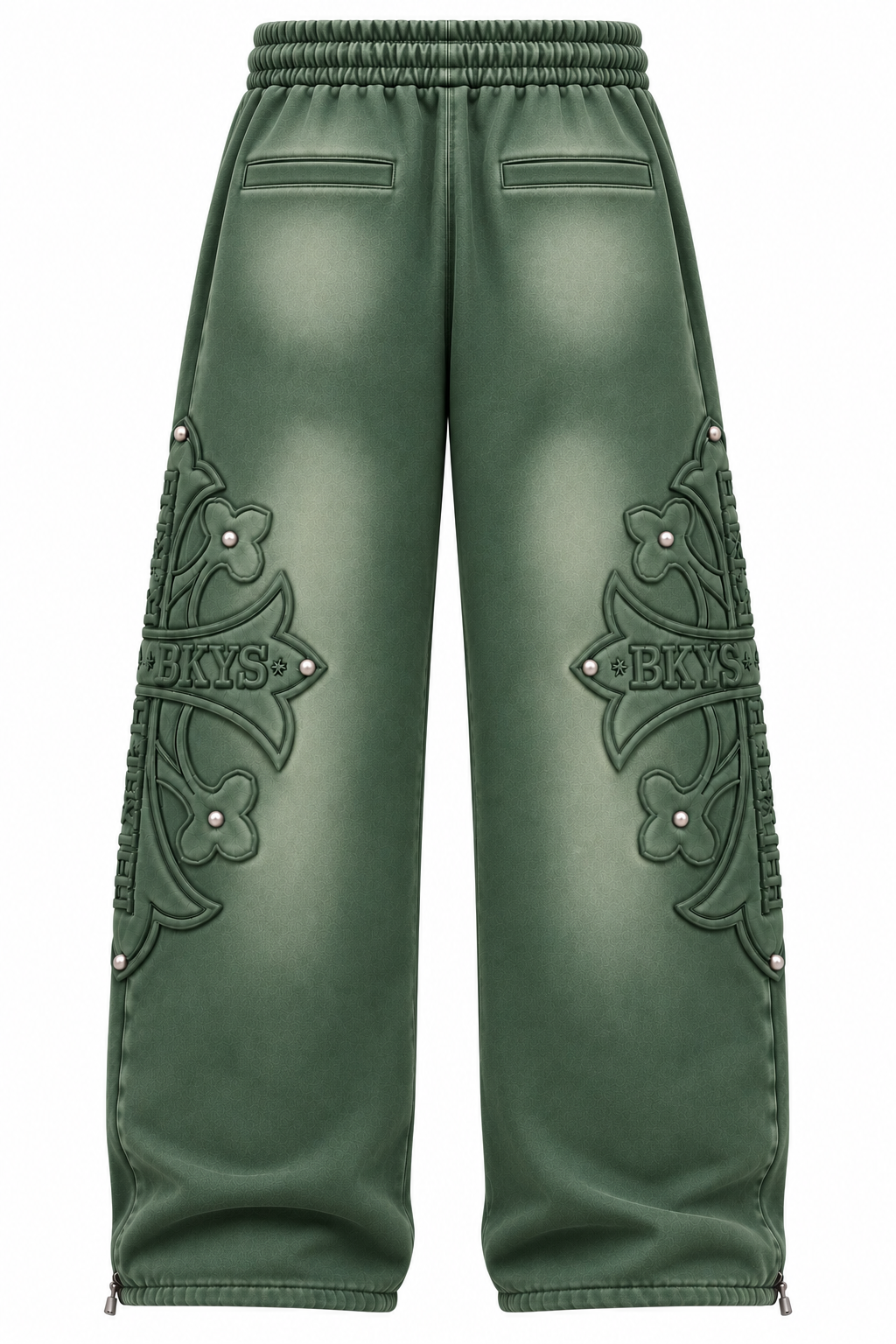 BKYS Cross F.Terry Long Pants Dusty Olive