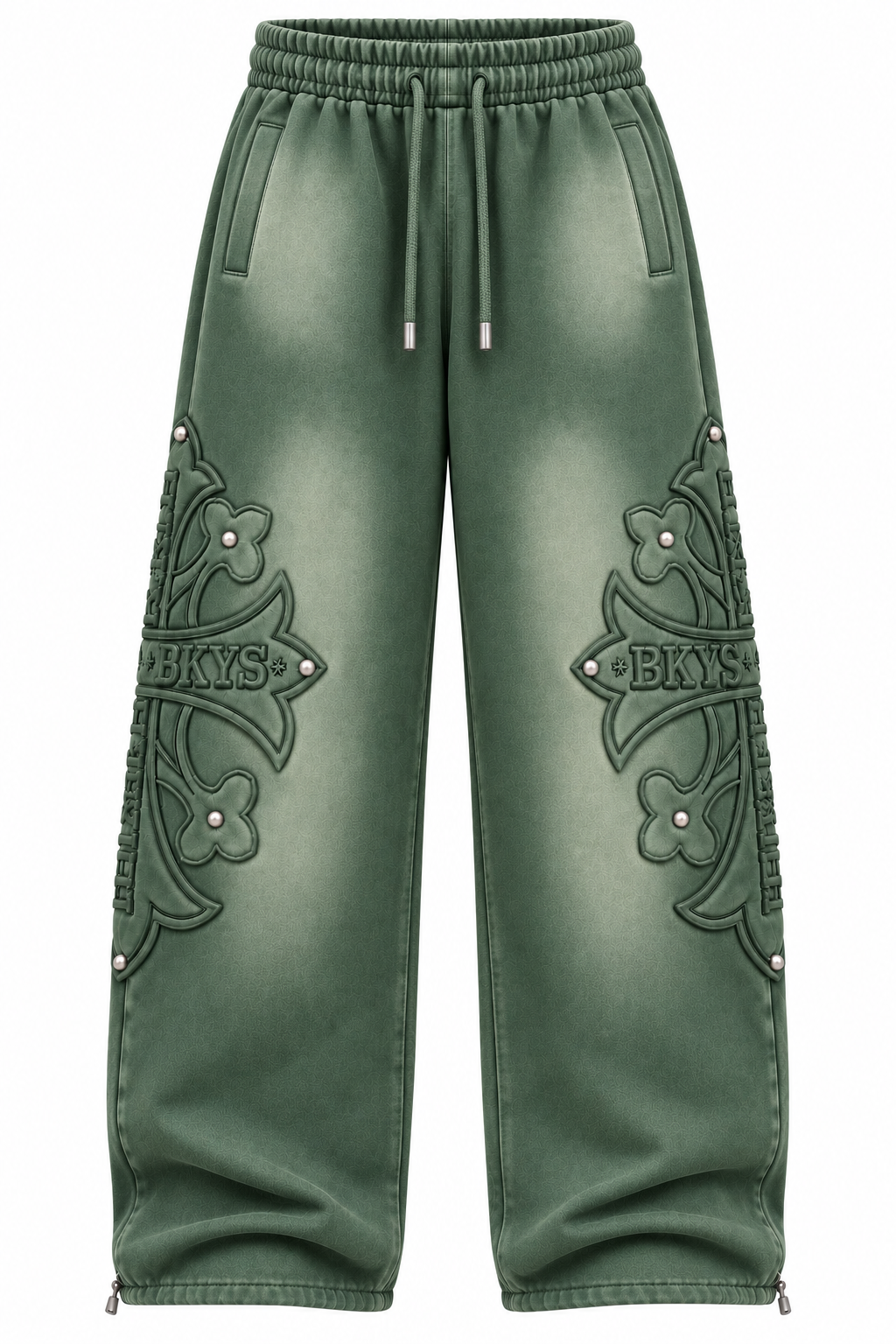 BKYS Cross F.Terry Long Pants Dusty Olive
