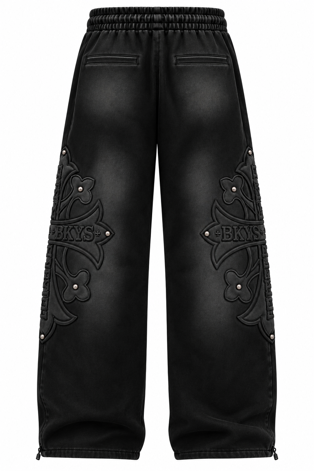 BKYS Cross F.Terry Long Pants - Black