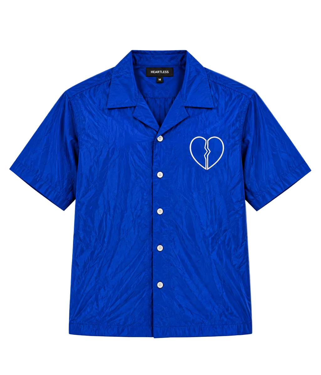 FOCUS Heartless Nylon Button Down R/B
