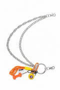 Orange Utility Charm Wallet Chain