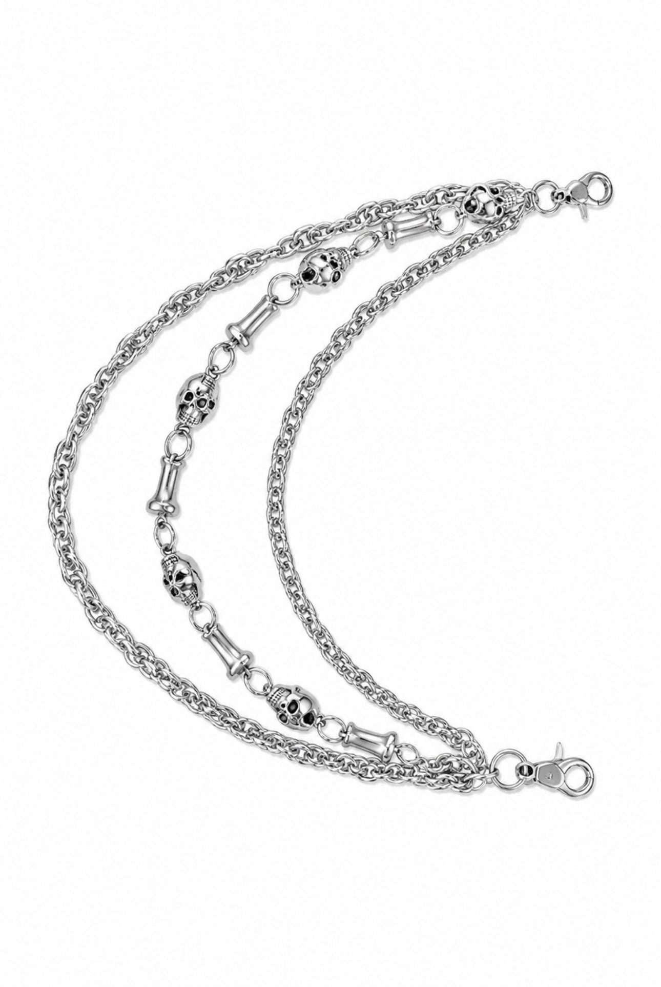 Skull & Bone Wallet Chain