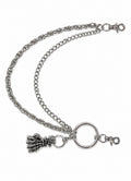 Skeleton Hand Charm Wallet Chain