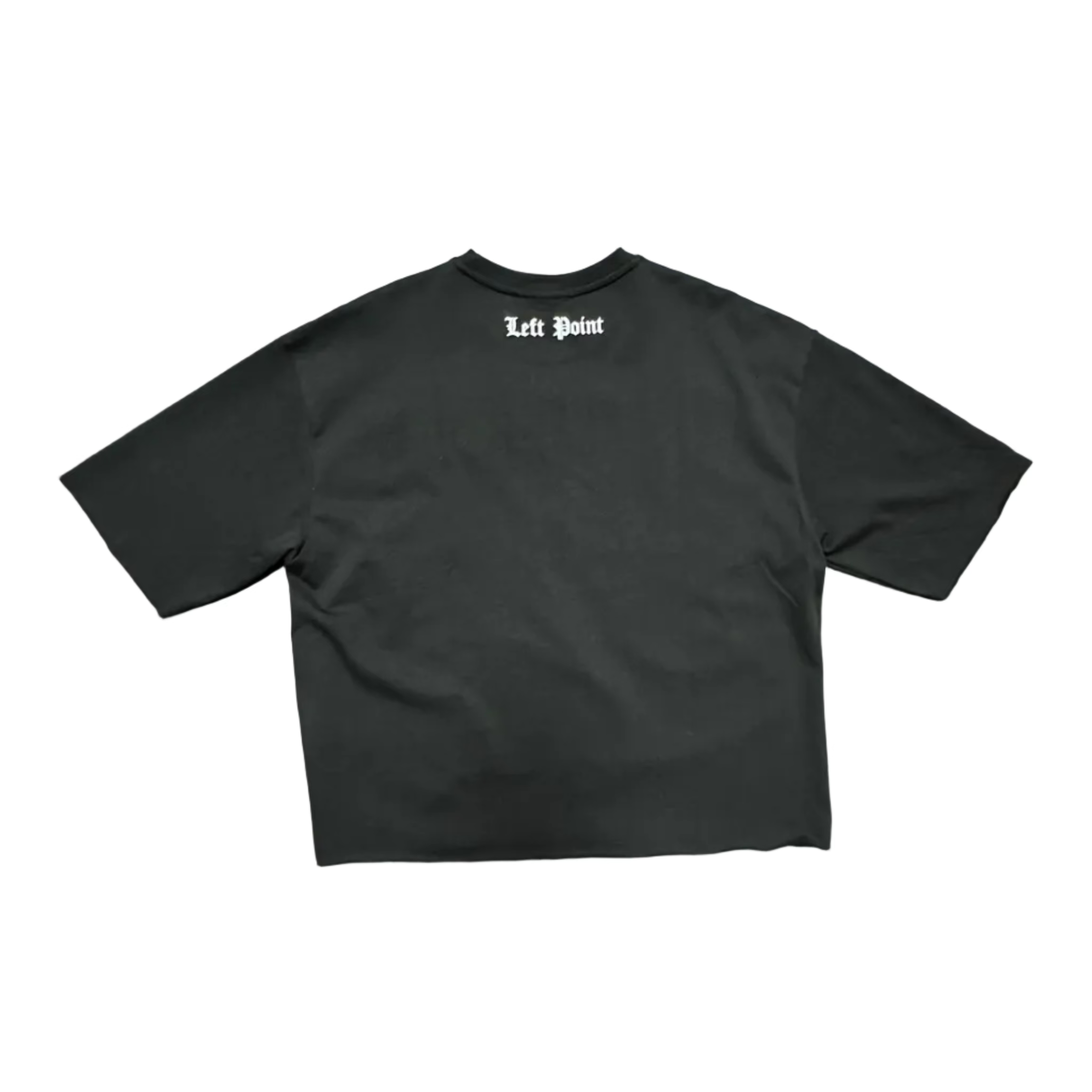 Left Point Angel Drip Graphic Crop