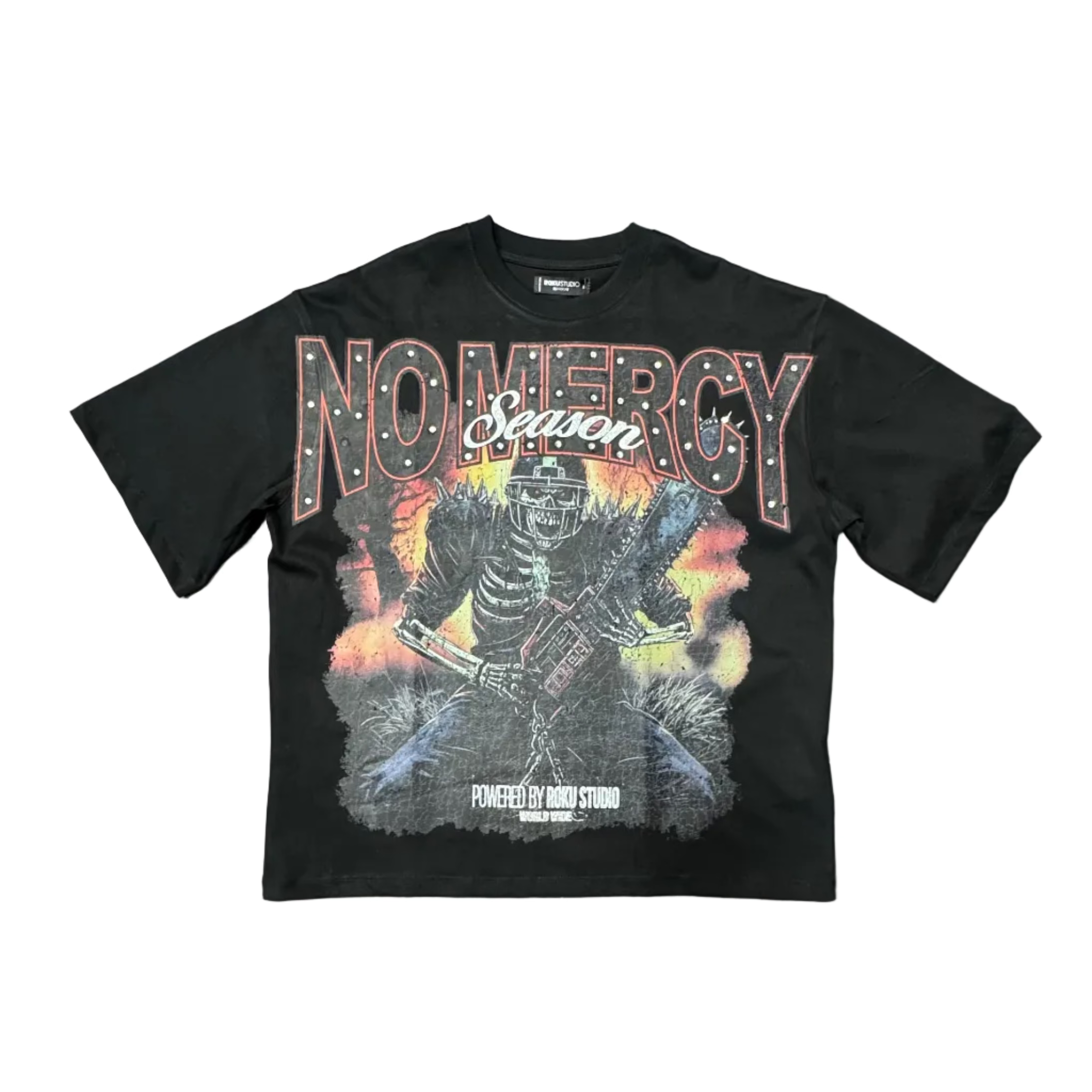 Roku Studio No Mercy Graphic Tee