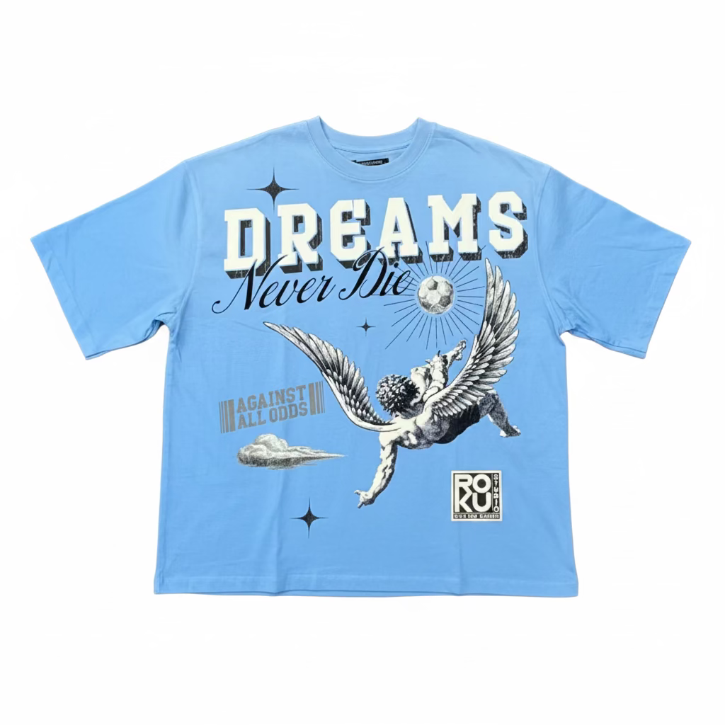 Roku Studio "Dreams Never Die" Tee Blue