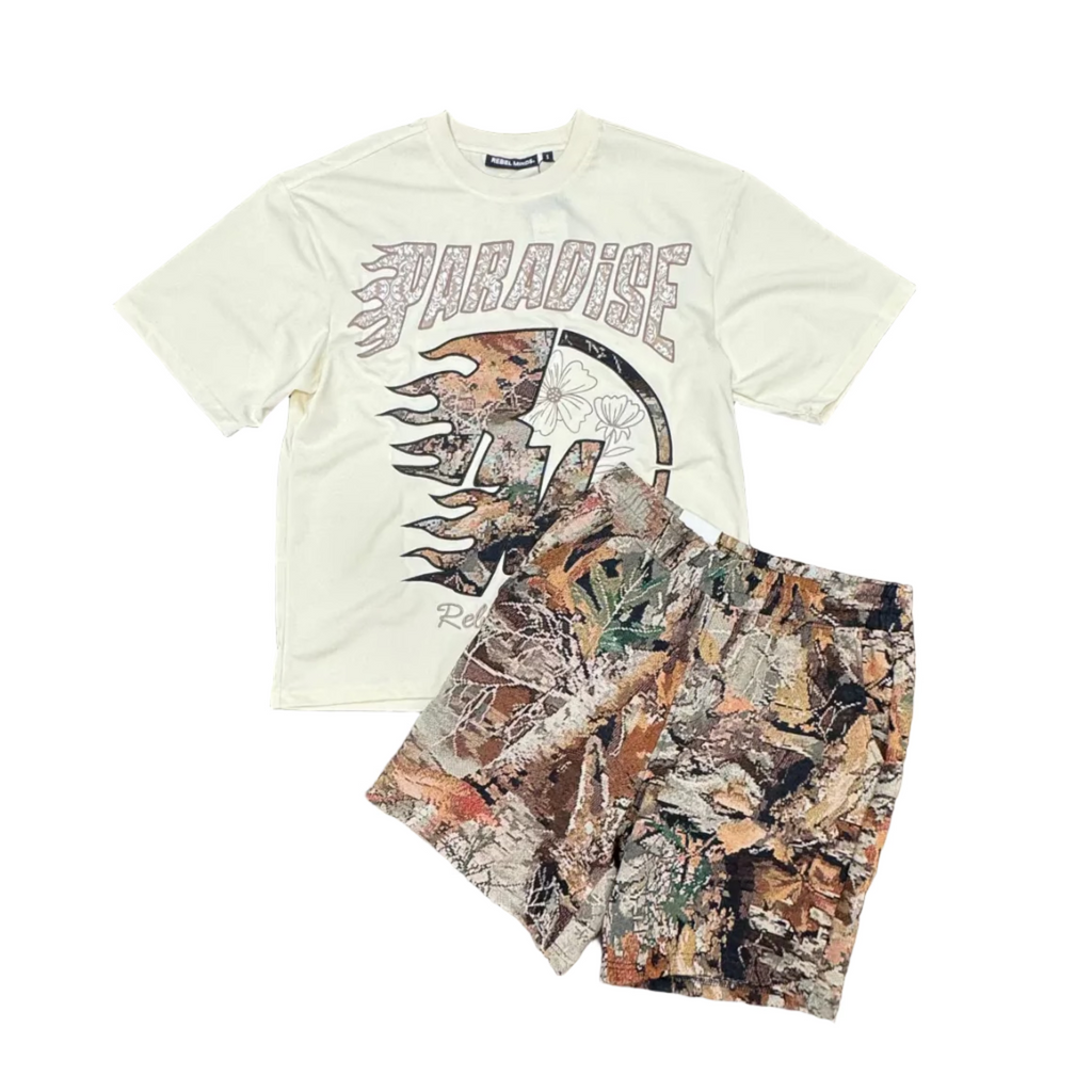 Rebel Minds Paradise Tee –Cream