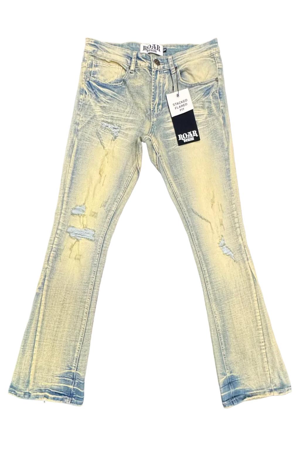ROAR Denim Stacked Jeans– Lt Vintage Wash
