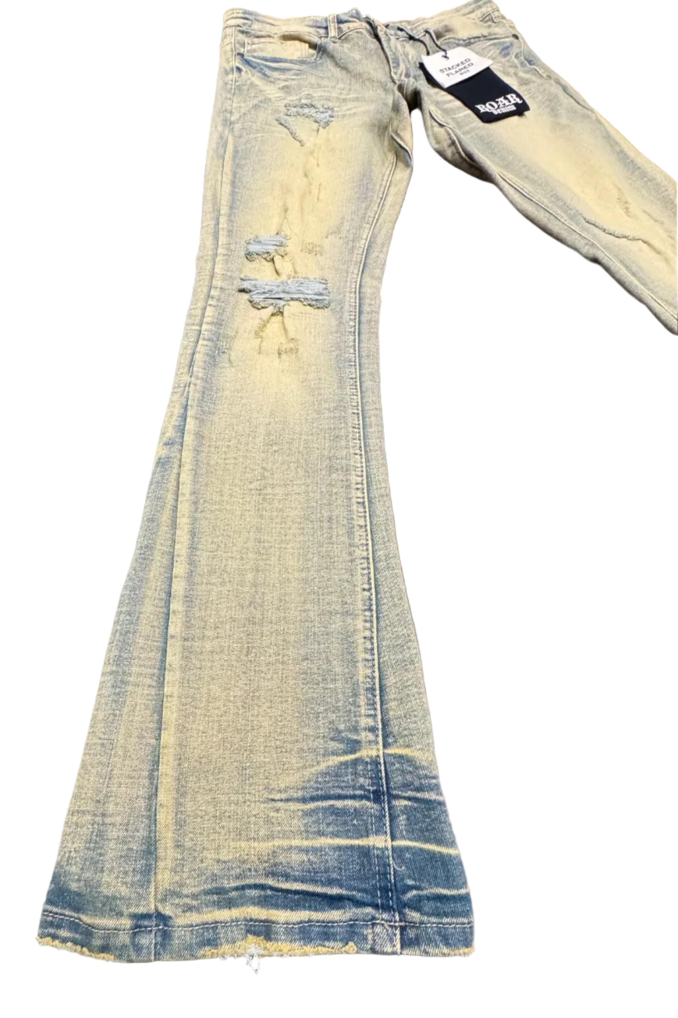 ROAR Denim Stacked Jeans– Lt Vintage Wash