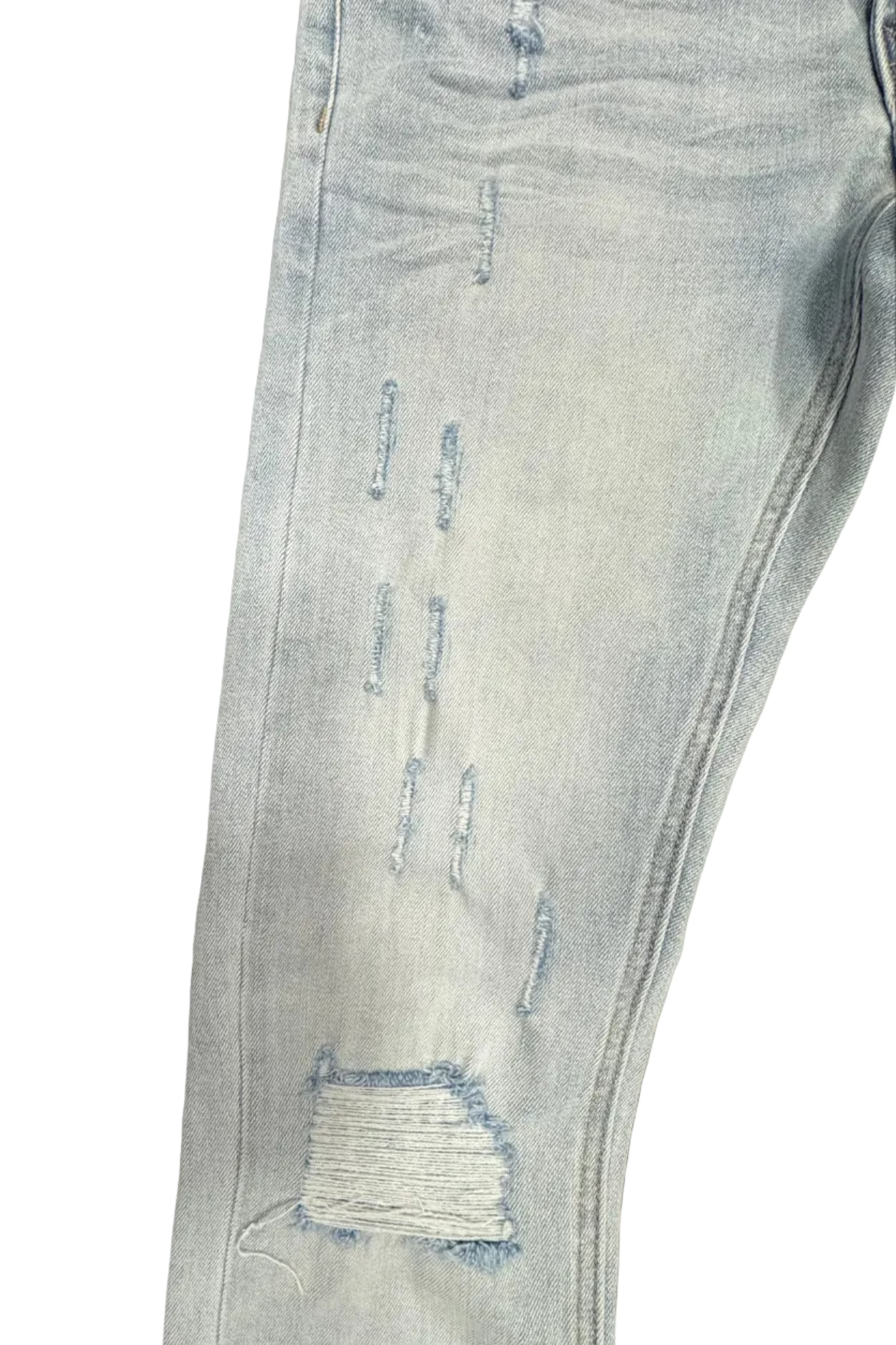 ANOM Distressed Skinny Jeans– Light Wash