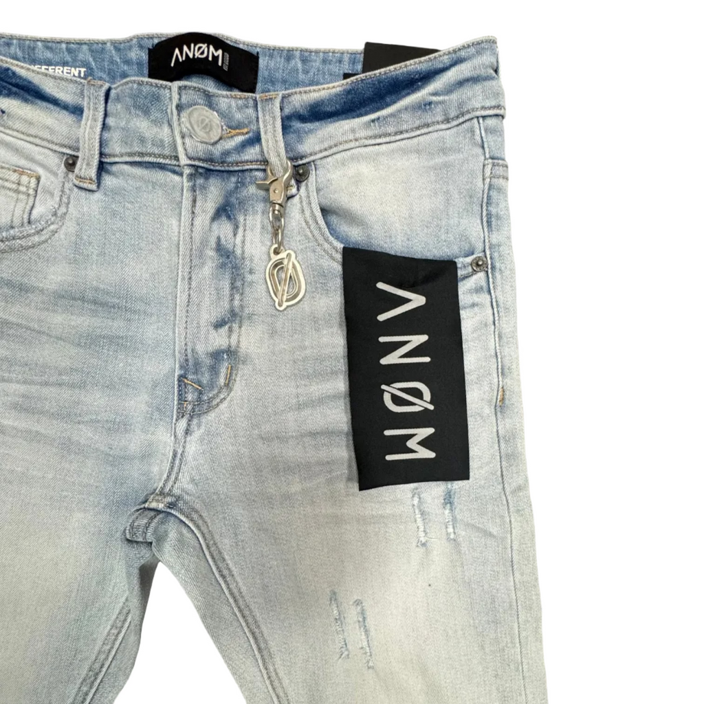 ANOM Distressed Skinny Jeans– Light Wash