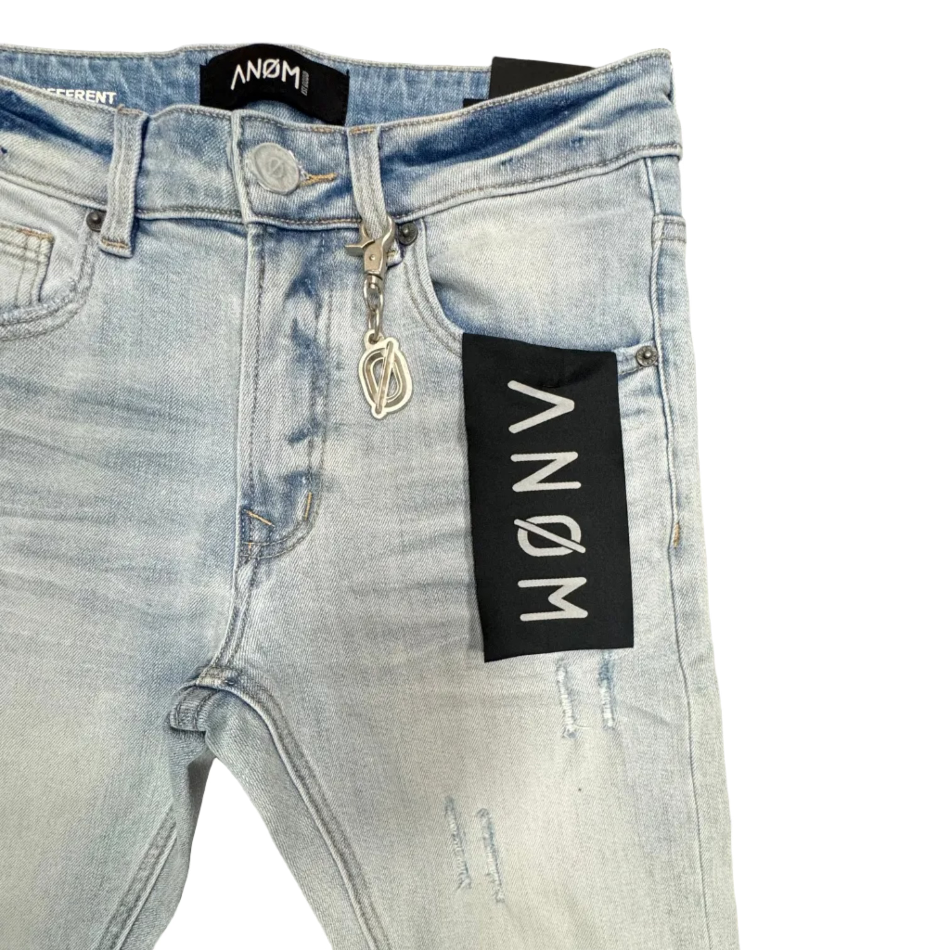 ANOM Distressed Skinny Jeans– Light Wash