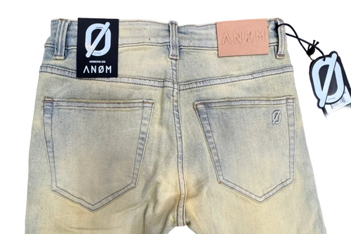 ANOM Distressed Skinny Jeans– Sand