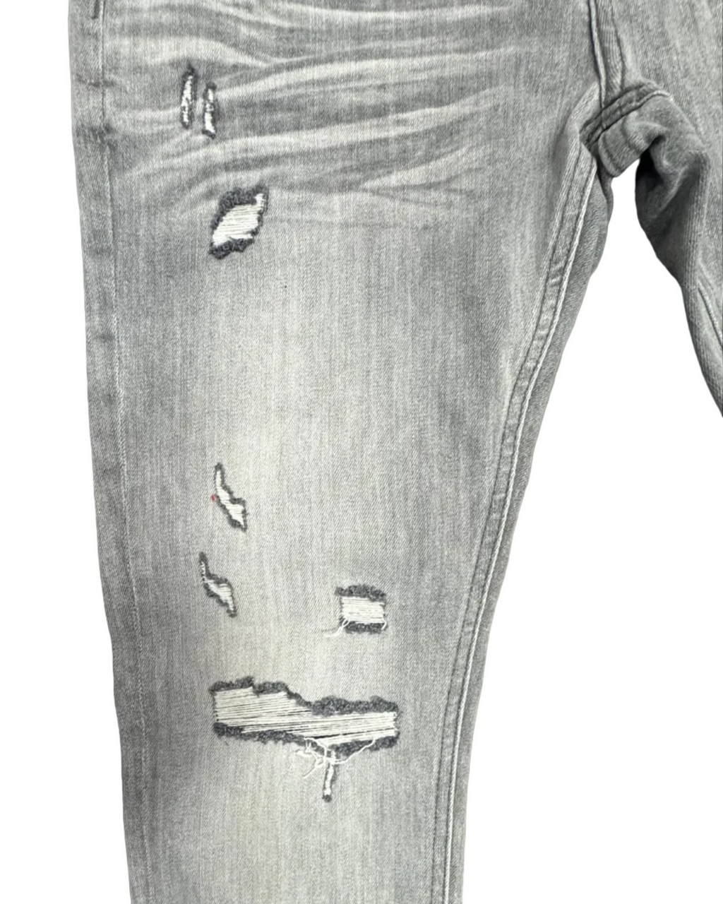 ANOM Distressed Skinny Jeans– Grey