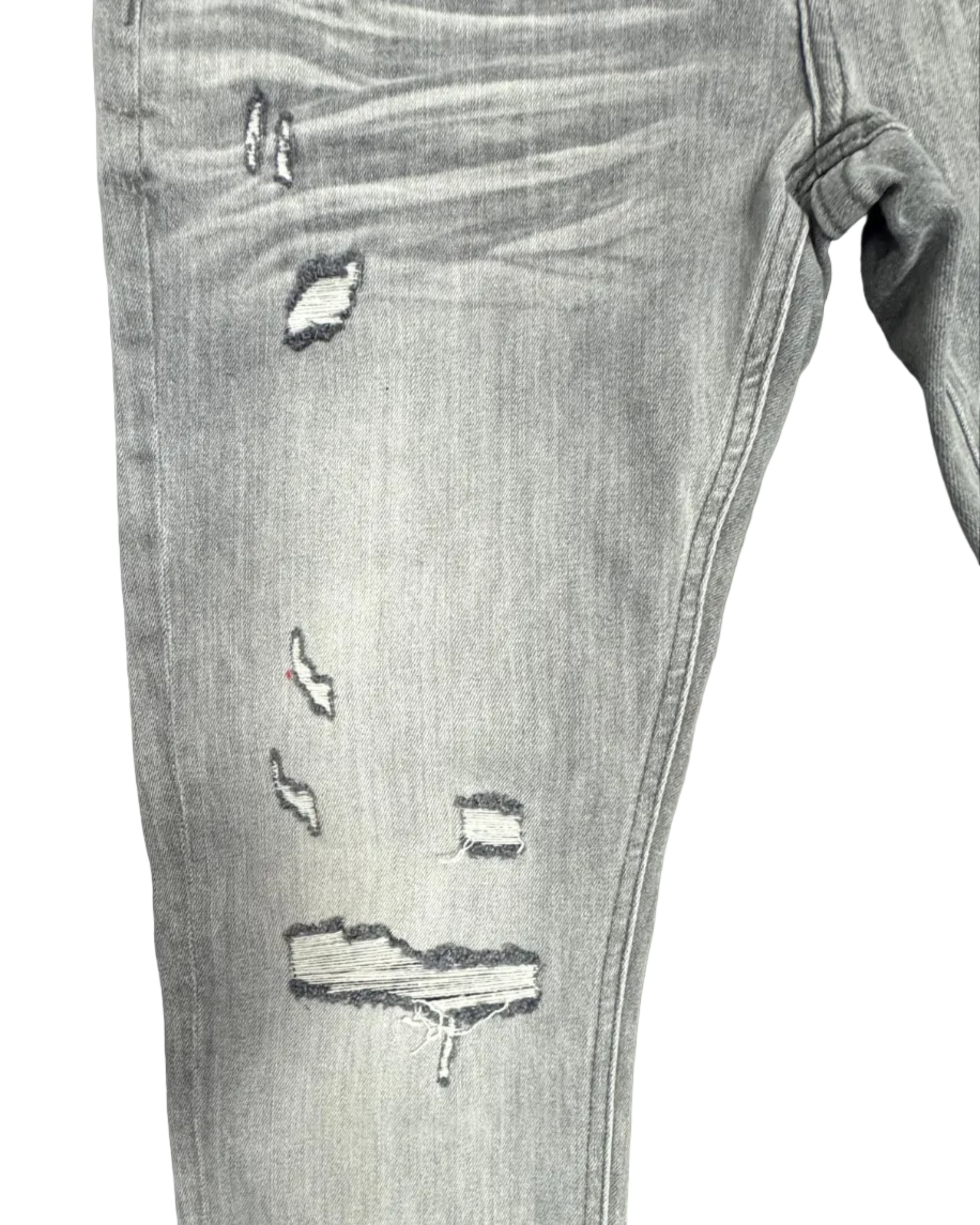 ANOM Distressed Skinny Jeans– Grey