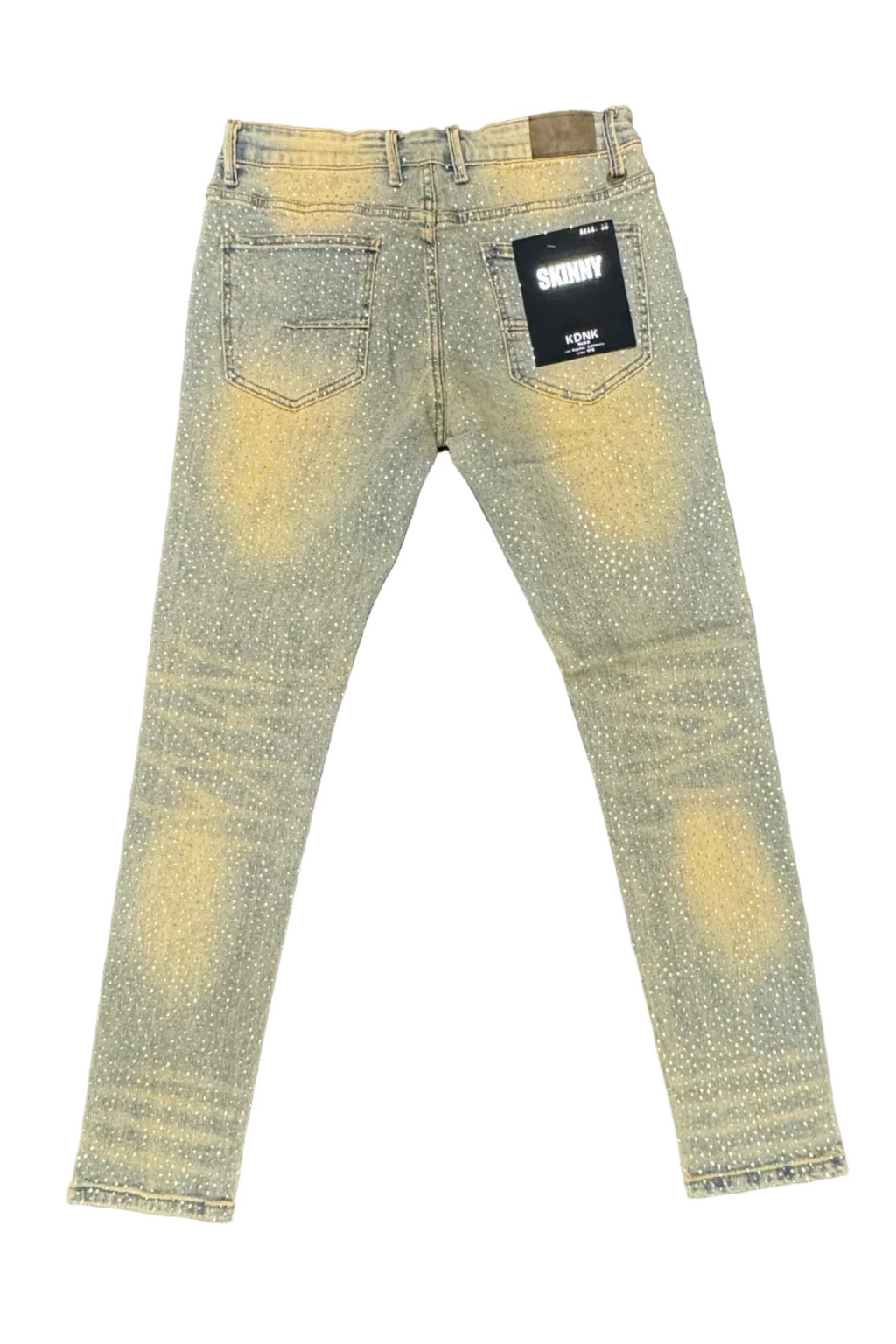 KDNK Skinny Rhinestone Jeans– V.Lt