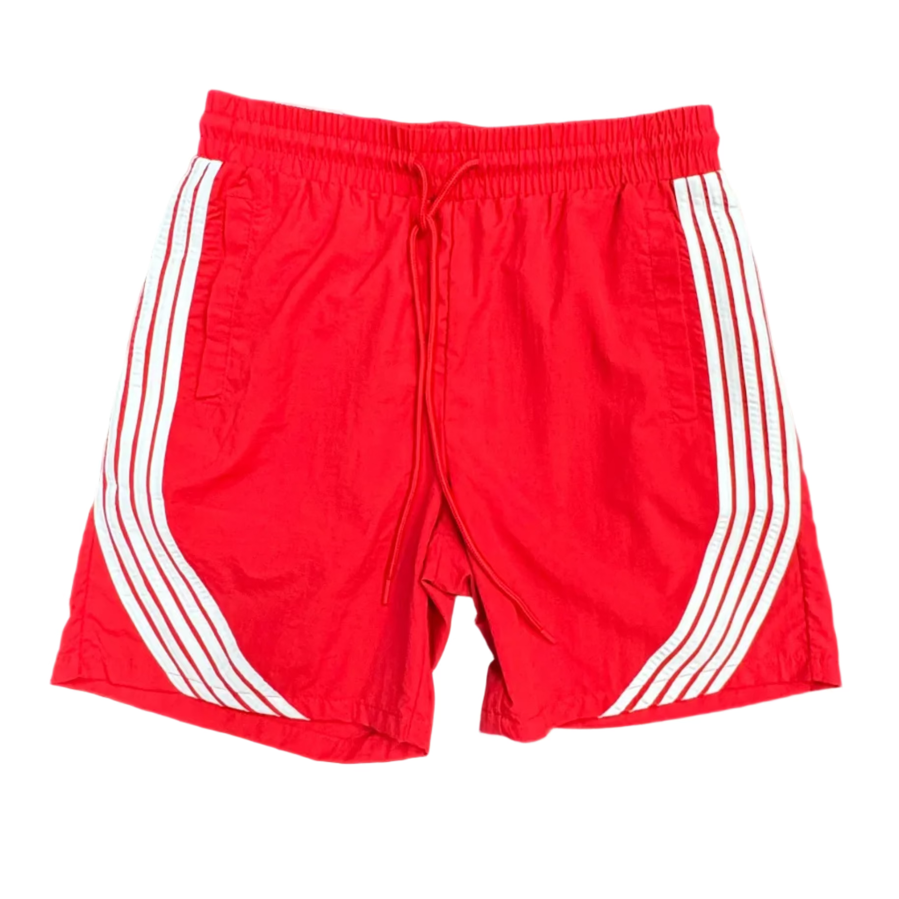 Rebel Minds Red Nylon Shorts
