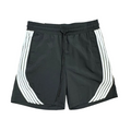 Rebel Minds Black Nylon Shorts
