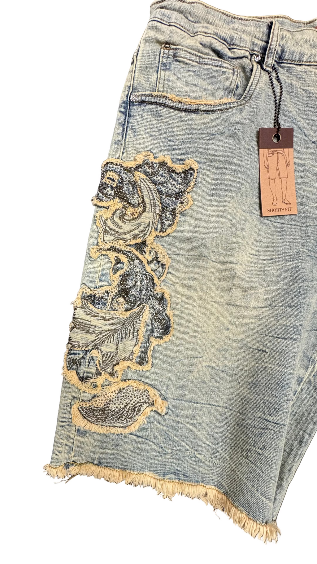 Waimea Rhinestone Paisley Shorts– Vintage Lt