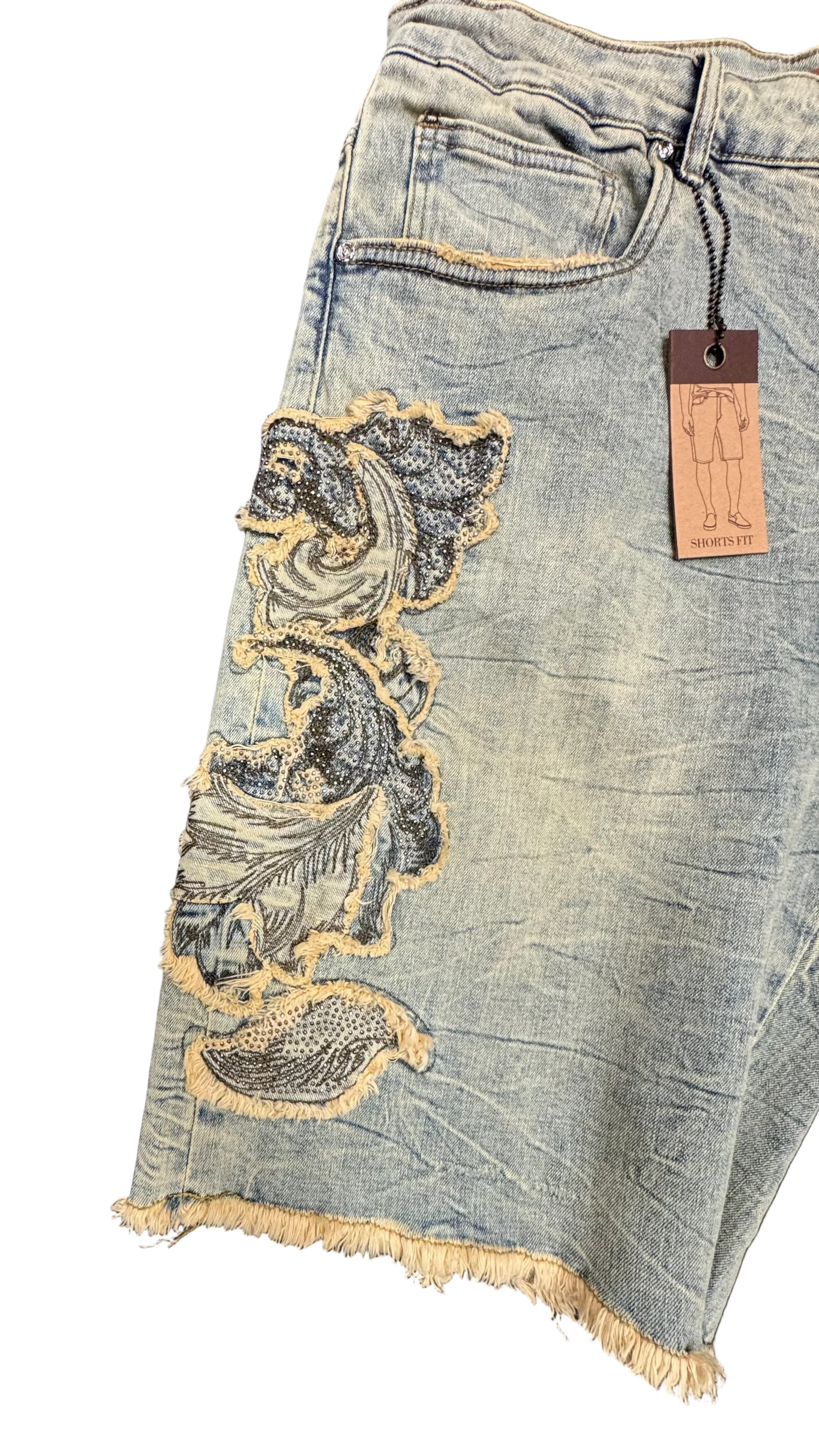 Waimea Rhinestone Paisley Shorts– Vintage Lt
