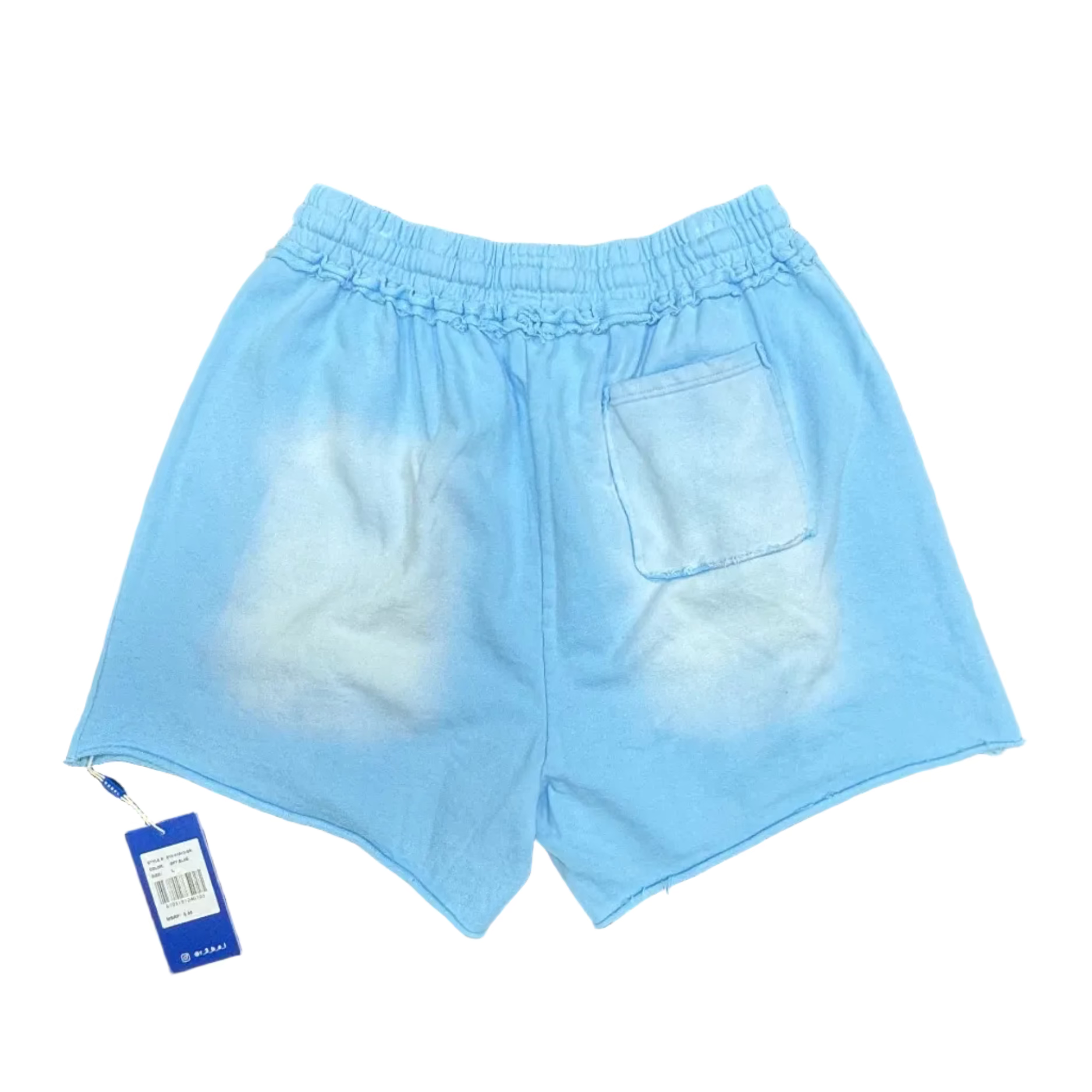R3BEL Rhinestone Tape Fleece Shorts