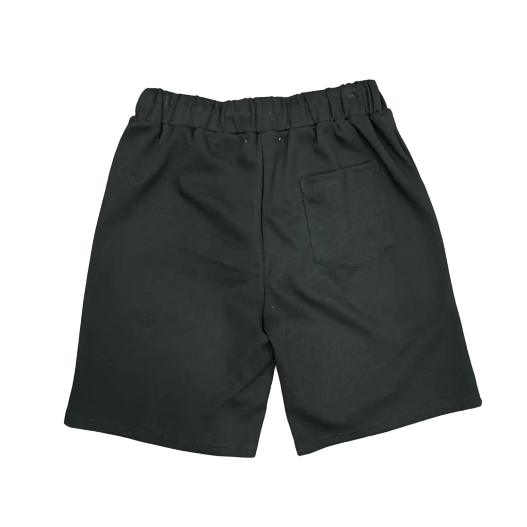 Majestik Rhinestone Graphic Fleece Shorts