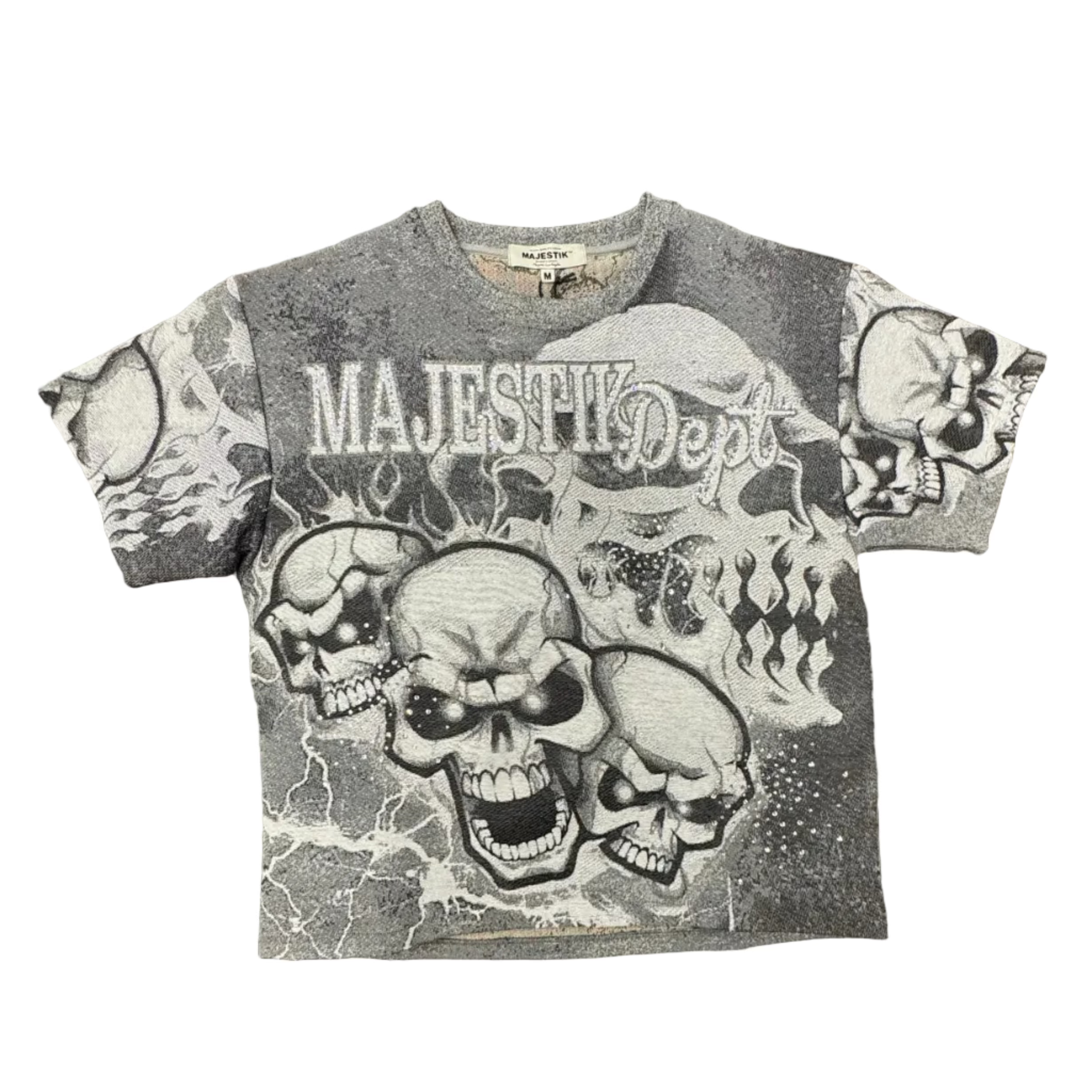 Majestik "Skull Inferno"  Graphic T-Shirt