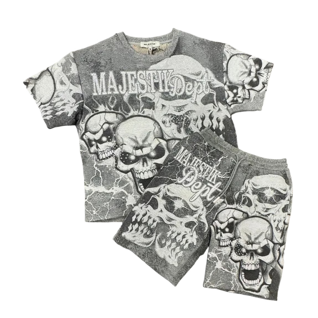 Majestik "Skull Inferno"  Graphic T-Shirt