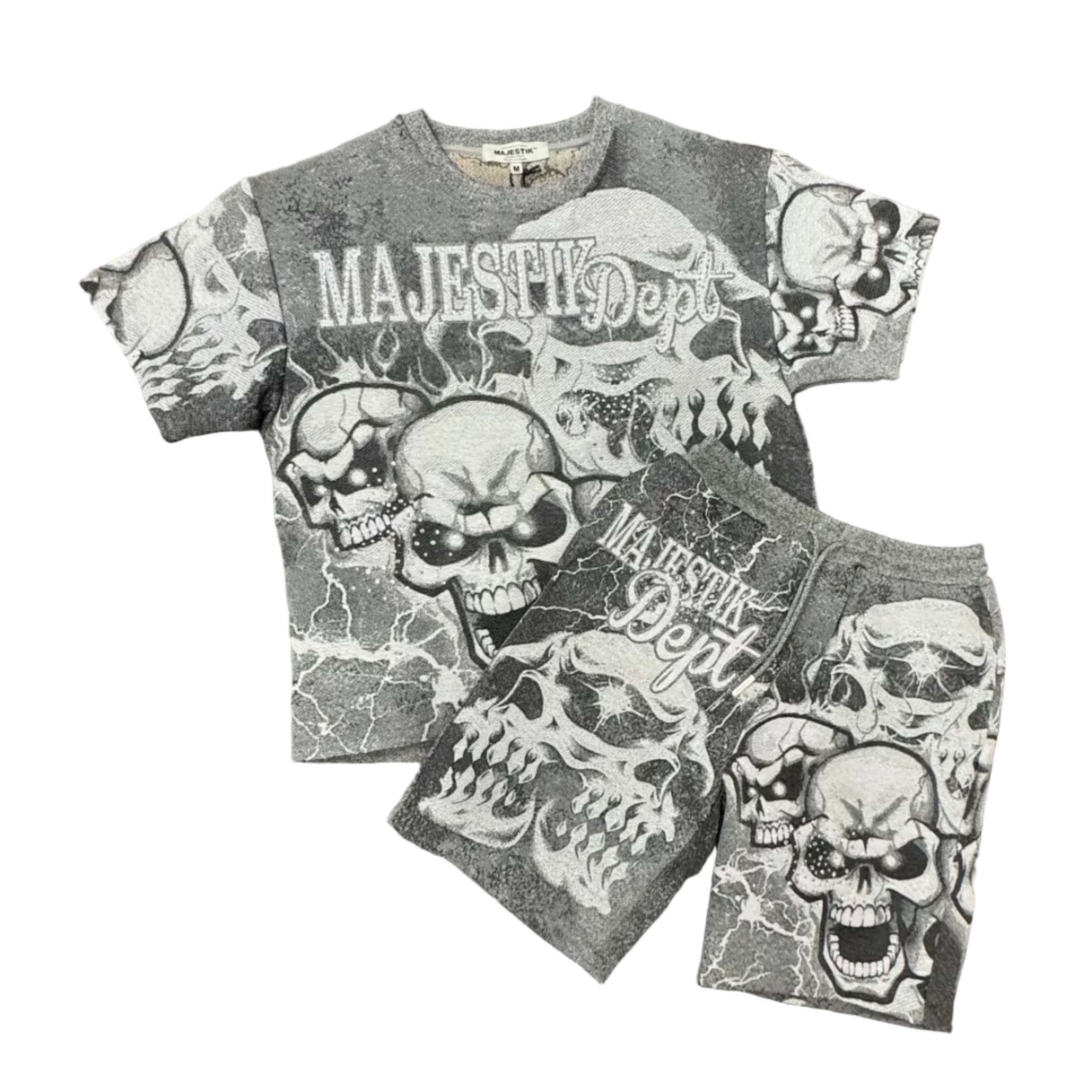 Majestik "Skull Inferno"  Graphic T-Shirt