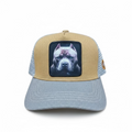 Pit Bull Patch Trucker Hat – Tan/Gray