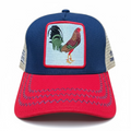 Rooster Patch Trucker Hat – Navy/Red