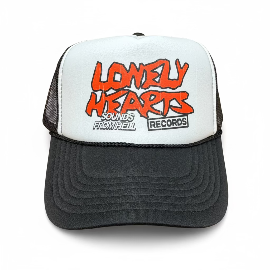 Lonely Hearts Trucker Hat – Gray/Black