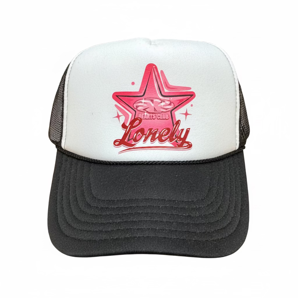 Lonely Star Trucker Hat – Pink/Black